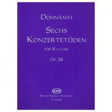 Dohnanyi - Six Concert Etudes Op. 28 Vol.II