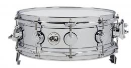 DW Collector's True-Sonic Snare Drum, Chrome-over-Brass - 14