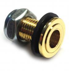 DW Air Vent with Nut and Gasket - Gold