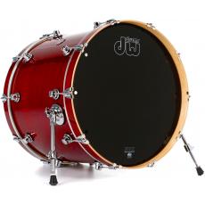 DW Performance Bass Drum, Cherry Stain Lacquer - 22
