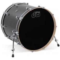 DW Performance Bass Drum, Pewter Sparkle Finish Ply - 22