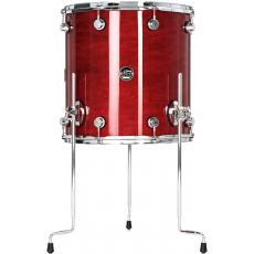 DW Performance Floor Tom, Cherry Stain Lacquer - 14