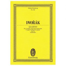 Dvorak - Quartet In F Major Op.96 (Pocket Score)