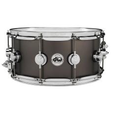 DW Collector's Series Satin Black Over Brass Snare - 14 x 6.5