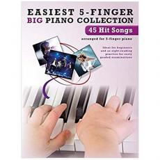 Easiest 5-Finger Big Piano Collection - 45 Hit Songs