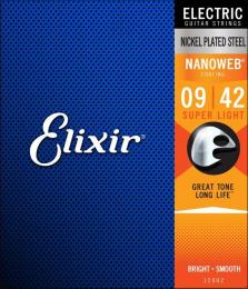 Elixir 12002 Nanoweb Nickel Plated Steel - 09-42