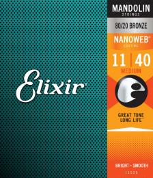 Elixir 11525 Nanoweb 80/20 Bronze - 11-40