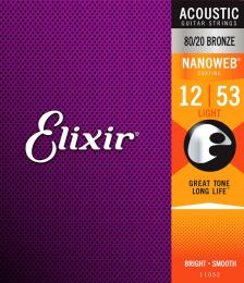Elixir 11052 Nanoweb 80/20 Bronze - 12-53