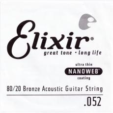 Elixir Nanoweb 80/20 Bronze - .052