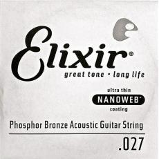 Elixir Nanoweb Phosphor Bronze .027