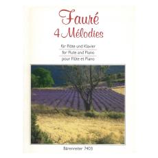 Faure - 4 Melodies Flute