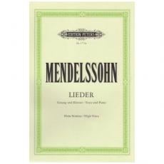 Felix Mendelssohn - Lieder (High Voice) / Εκδόσεις Peters