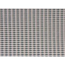 Fender Grill Cloth, 70s Silverface - Silver, Black & Turquoise - 1m