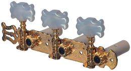 Fire&Stone Tuning Machines Lyra - Butterfly Buttons, Gold