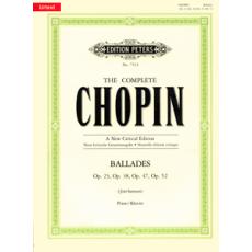 Frederic Chopin - Ballades op. 23, op. 38, op. 47, op. 52 (Urtext) / Εκδόσεις Peters