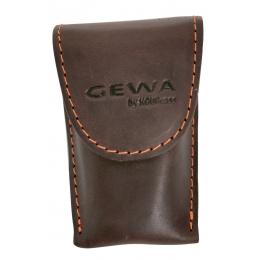Gewa Crazy Horse Mouthpiece Pouch, French Horn - Single, Brown