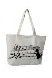 Gewa Bag, Notes with Cat-White, Upright