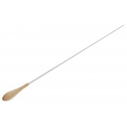 Gewa Baton - Wooden Handle, White - 43 cm 