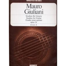 Giuliani Maurio- Studies for guitar opus 1a
