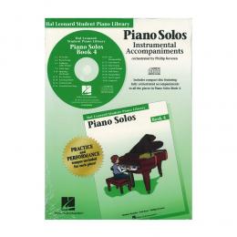 Piano Solos, Book 4 + CD Accompaniment - Hal Leonard Student Piano Library