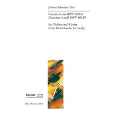 J. S. Bach - Preludio E-dur  Chaconne  d-moll