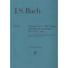 Johann Sebastian Bach- Sonatas For Violin And Piano- Harpsichord/ Εκδόσεις Henle Verlag- Urtext 