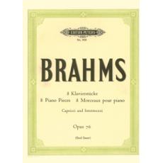 Johannes Brahms - 8 Klavierstucke - Capricci and Intermezzi Opus 76 / Εκδόσεις Peters