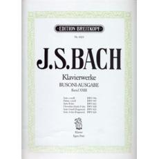 J.S. Bach - Klavierwerke (Busoni-Ausgabe) Band XXIII / Εκδόσεις Breitkopf