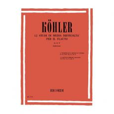 Kohler E. - 12 Easy Studies Op.33 Vol.2 / Εκδόσεις Ricordi