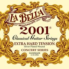 La Bella 2001 Concert - Silver Plated - Extra Hard Tension