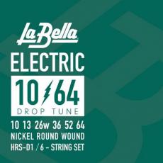 La Bella HRS-D1 Nickel Wound, Drop Tune - 10-64