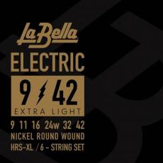 La Bella HRS Extra Light, Nickel Wound - 9-42