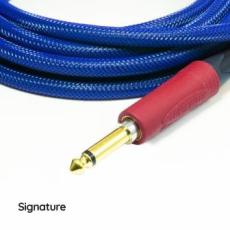LAB Audio Signature Line Instrument Cable - Blue Braided, 6m - Silent