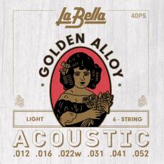 La Bella 40PS Golden Alloy - 12-52
