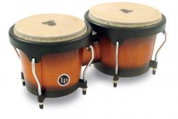 Latin Percussion LPA601-VSB Aspire Wood Bongos - Vintage Starburst, 6.75