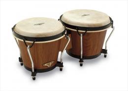 Latin Percussion CP221-DW Traditional Bongos - Dark Wood
