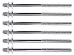 Latin Percussion LP16-TR RAW Series Street Can Tension Rods - Chrome