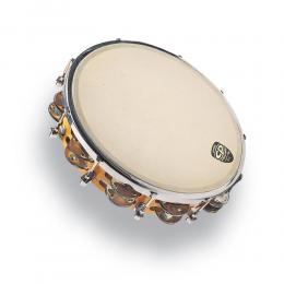 Latin Percussion CP391 Wood Tambourine, Tunable - 10