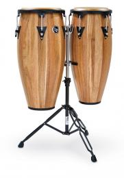 Latin Percussion LPA646-SW Aspire Wood Conga Set - Satin Walnut, 10