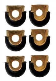 Latin Percussion LP628G ProCare Conga Shell Protectors, 6-Pack - Gold