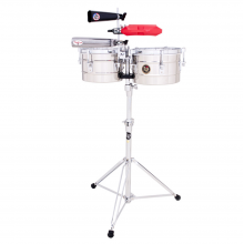 Latin Percussion LP272-S Tito Puente Timbalitos - Stainless Steel