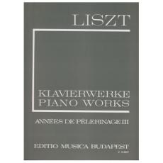 Liszt -  Annes De Pelerinage N.3 -Troisieme Anne