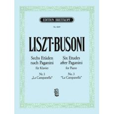 Liszt/Busoni - Sechs Etuden nach Paganini fur Klavier-Nr. 3 'La Campanella / Εκδόσεις Breitkopf'