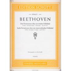 L.V. Beethoven - Drei Variationen / Sechs Variationen / Εκδόσεις Schott