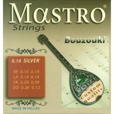 Mastro Custom Bouzouki 8-string Silver - 010 Set