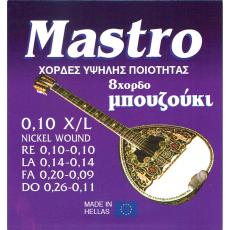 Mastro Bouzouki 8-string Nickel - 010 Set
