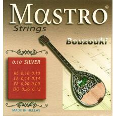 Mastro Bouzouki 8-string Silver - 010 Set
