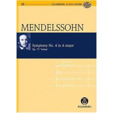 Mendelssohn - Symphony N.4 In A Major Op.90 Sc/Cd