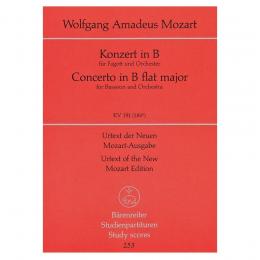 Mozart - Concerto in Bb Major Basoon (Pocket Score)