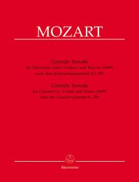 Mozart Grande Sonate (For Clarinet-Violin-Piano)